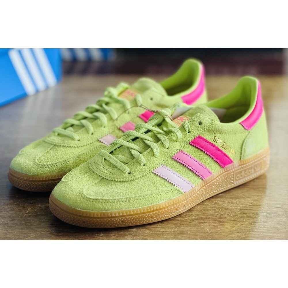 Women’s Size 8 adidas Handball Spezial Pulse Lime Pink Gum JP8752 NIB